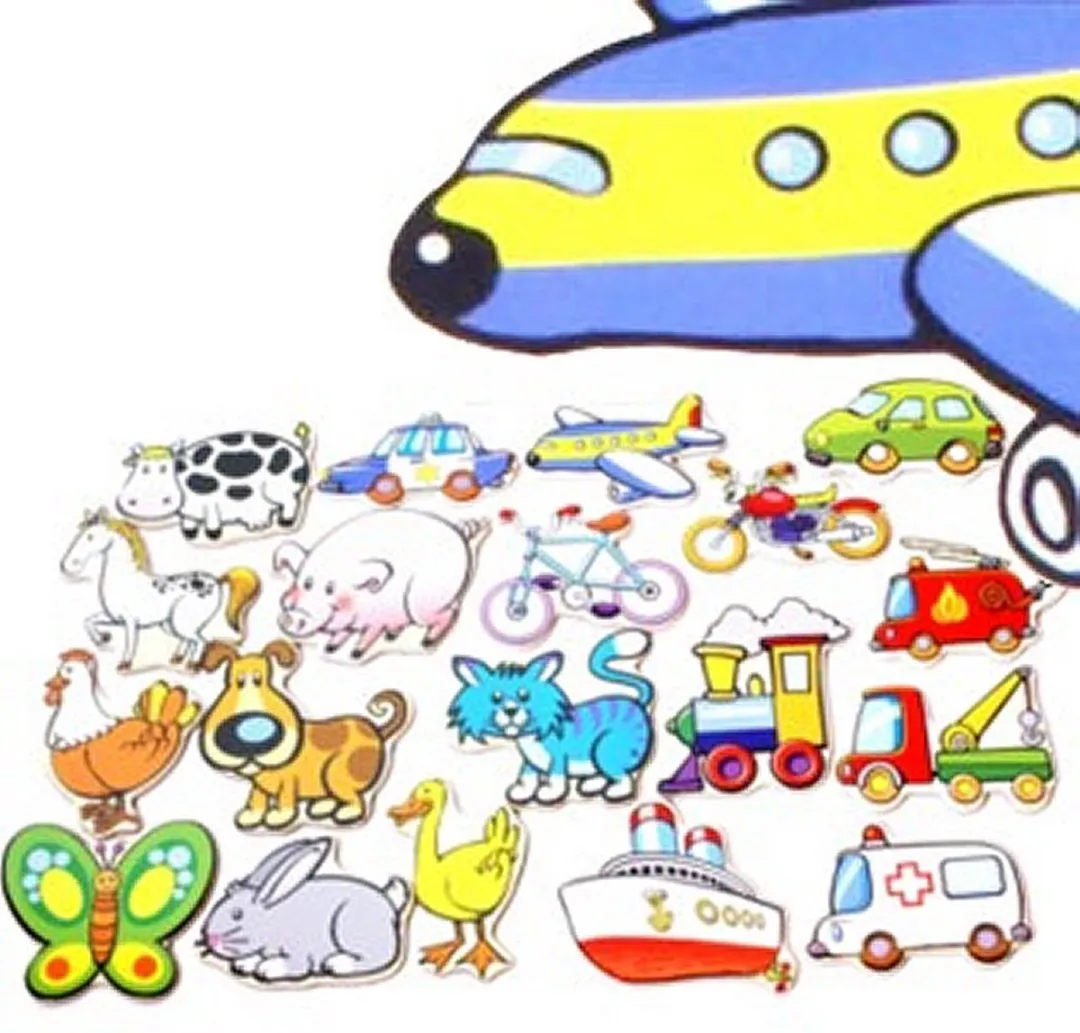 Simply for kids Houten Magnetische Figuren - Diverse Kleuren