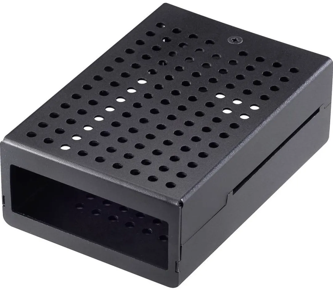 Renkforce RBP-ALC100 SBC-behuizing Raspberry Pi - Zwart