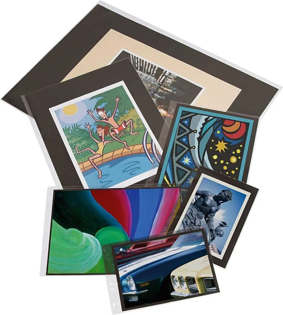 Creativ Company A1 Display Mappen - 5 Stuks - 60x84cm - Zuurvrij