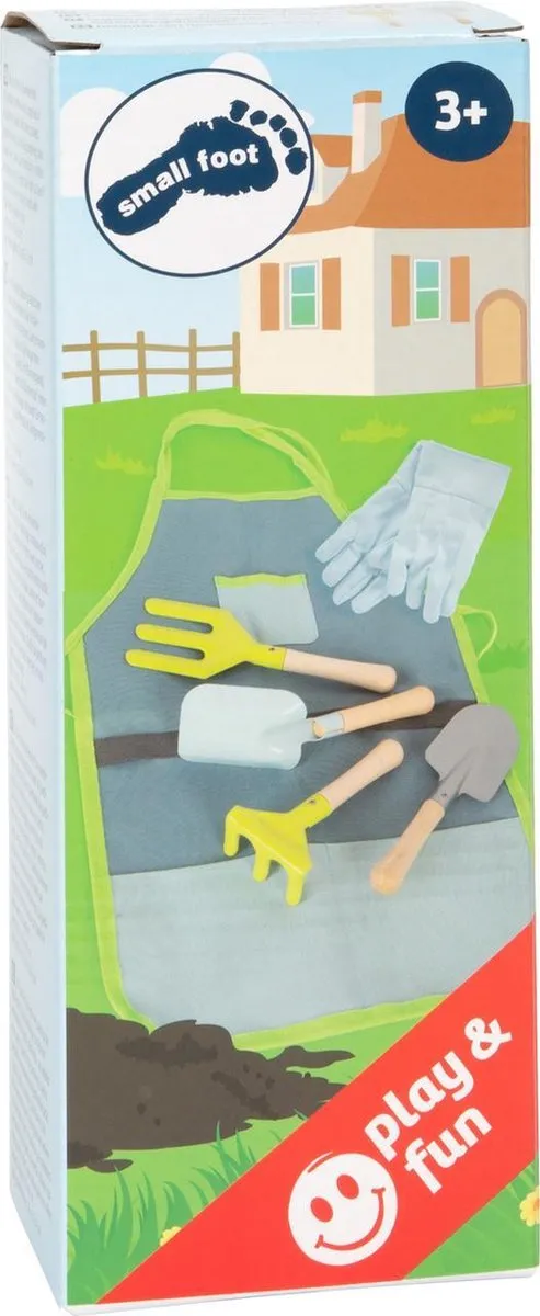 Small Foot Tuinschort met Tuingereedschap 7-delig - Meerkleurig