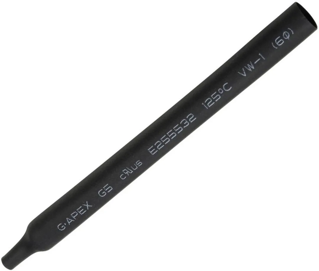 Tru Components Krimpkous 6mm Zwart - 10m
