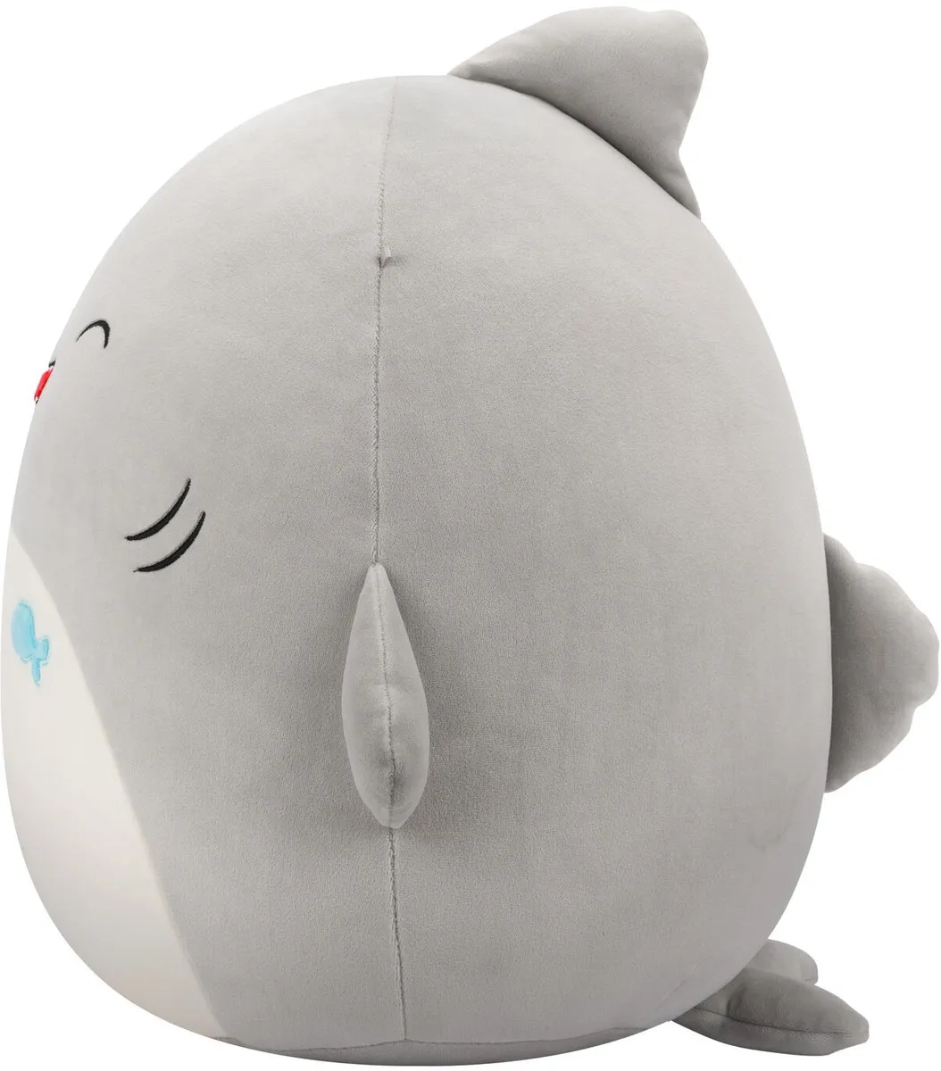 Squishmallows Gordon Pluche Haai Grijs 40cm