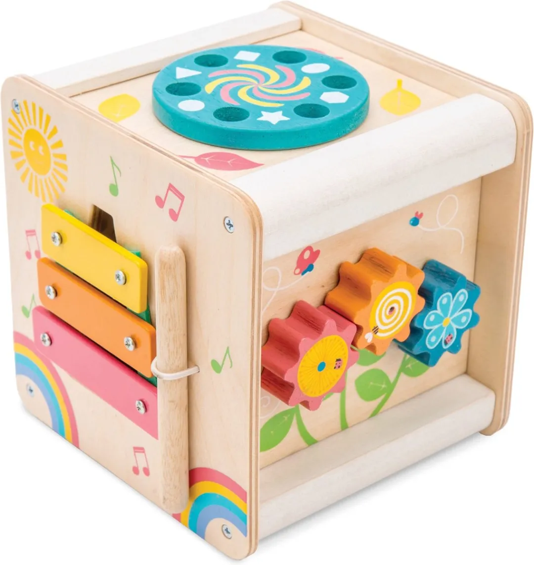 Le Toy Van Kleine Activiteitenkubus Multicolour