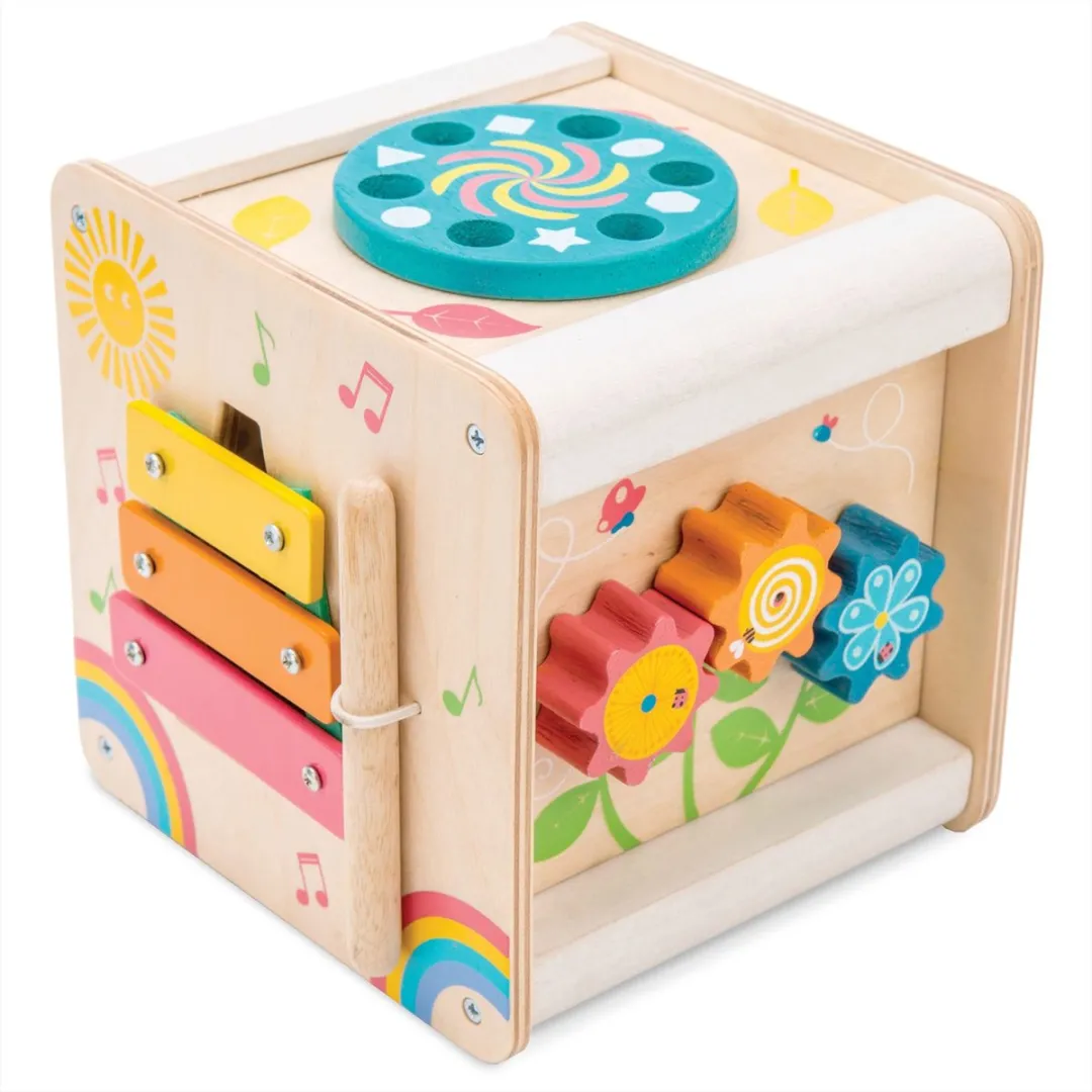Le Toy Van Kleine Activiteitenkubus Multicolour - afbeelding 6 van 6