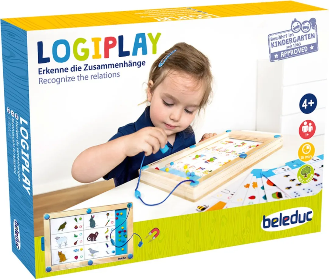 Beleduc Logiplay Puzzel - 19 Stuks - Multicolor