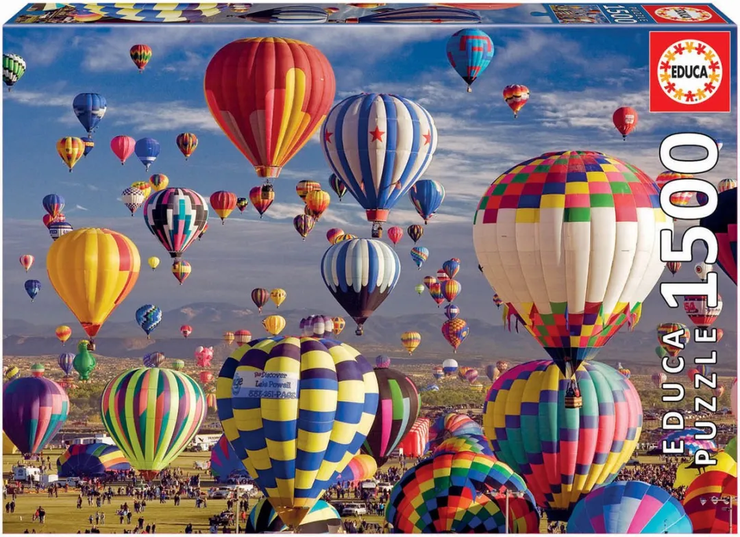 Educa Hete Luchtballonnen Legpuzzel 1500 Stuks - Multikleur