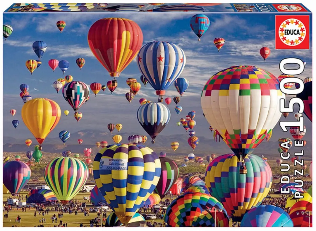 Educa Hete Luchtballonnen Legpuzzel 1500 Stuks - Multikleur