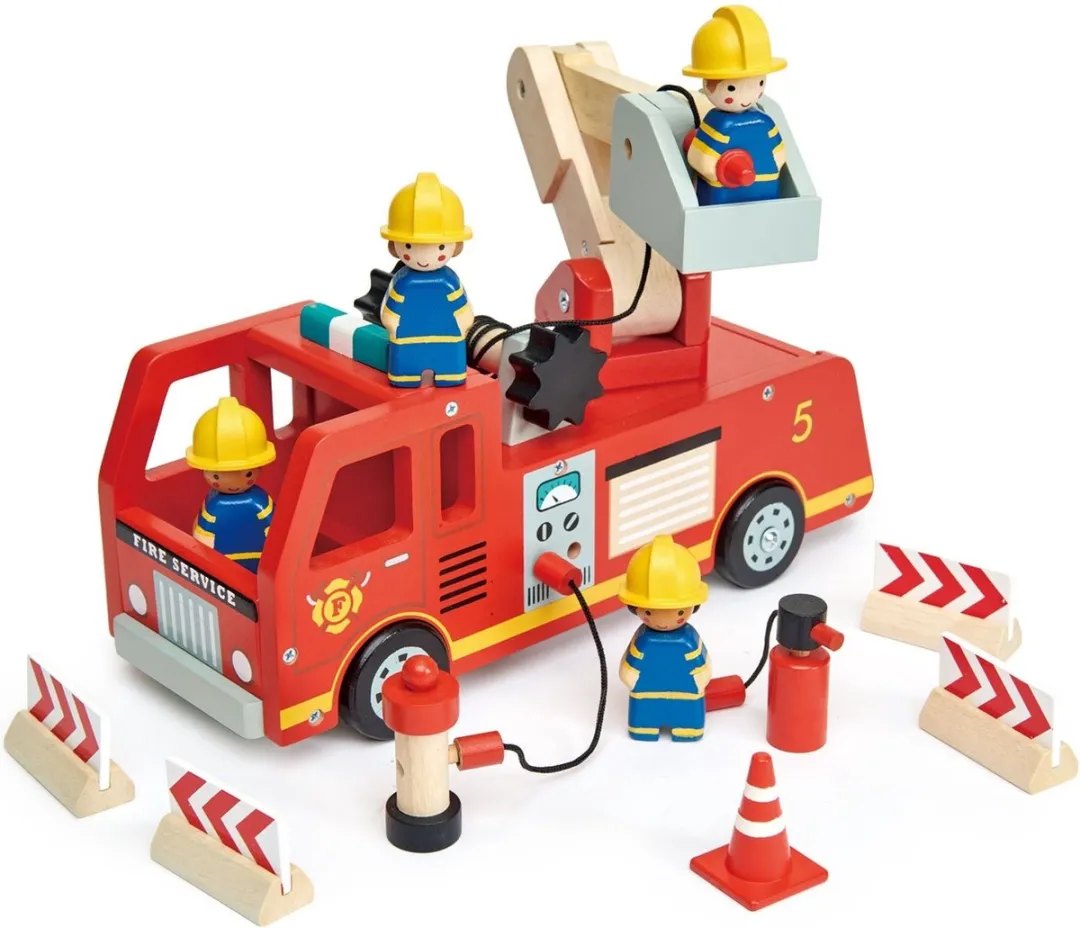 Tender Leaf Toys Fire Engine 4608367