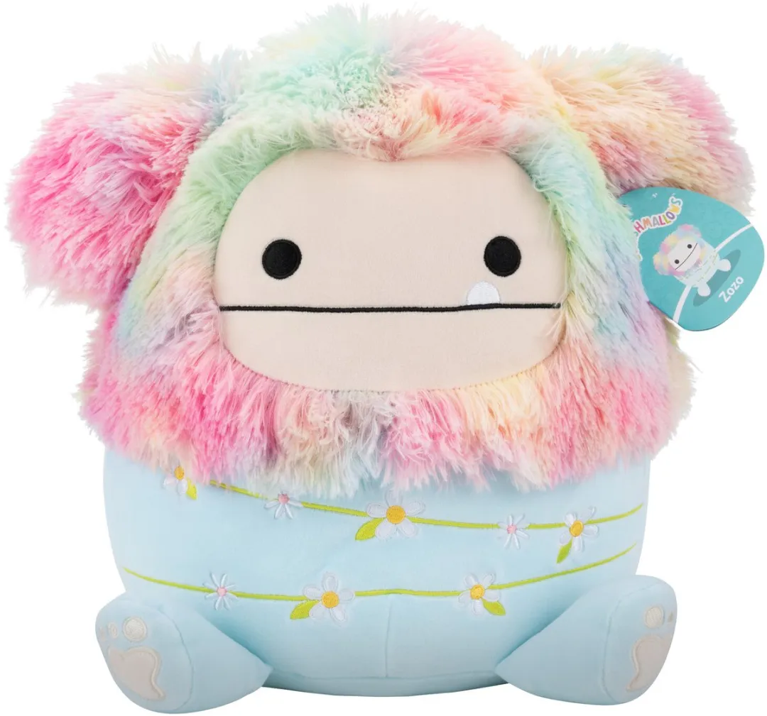 Squishmallows Zozo Medium Plush 30cm - Regenboog/Lichtblauw