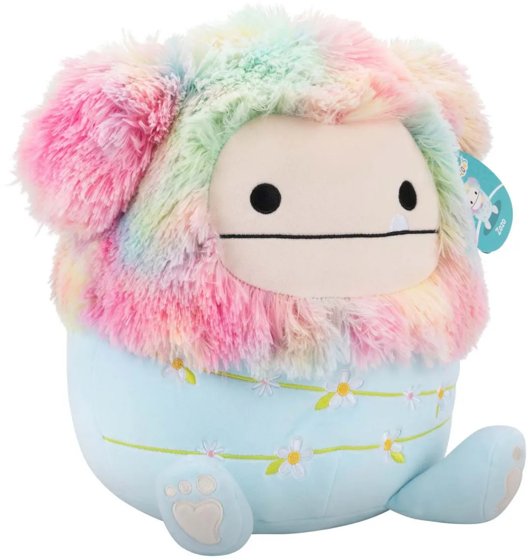 Squishmallows Zozo Medium Plush 30cm - Regenboog/Lichtblauw