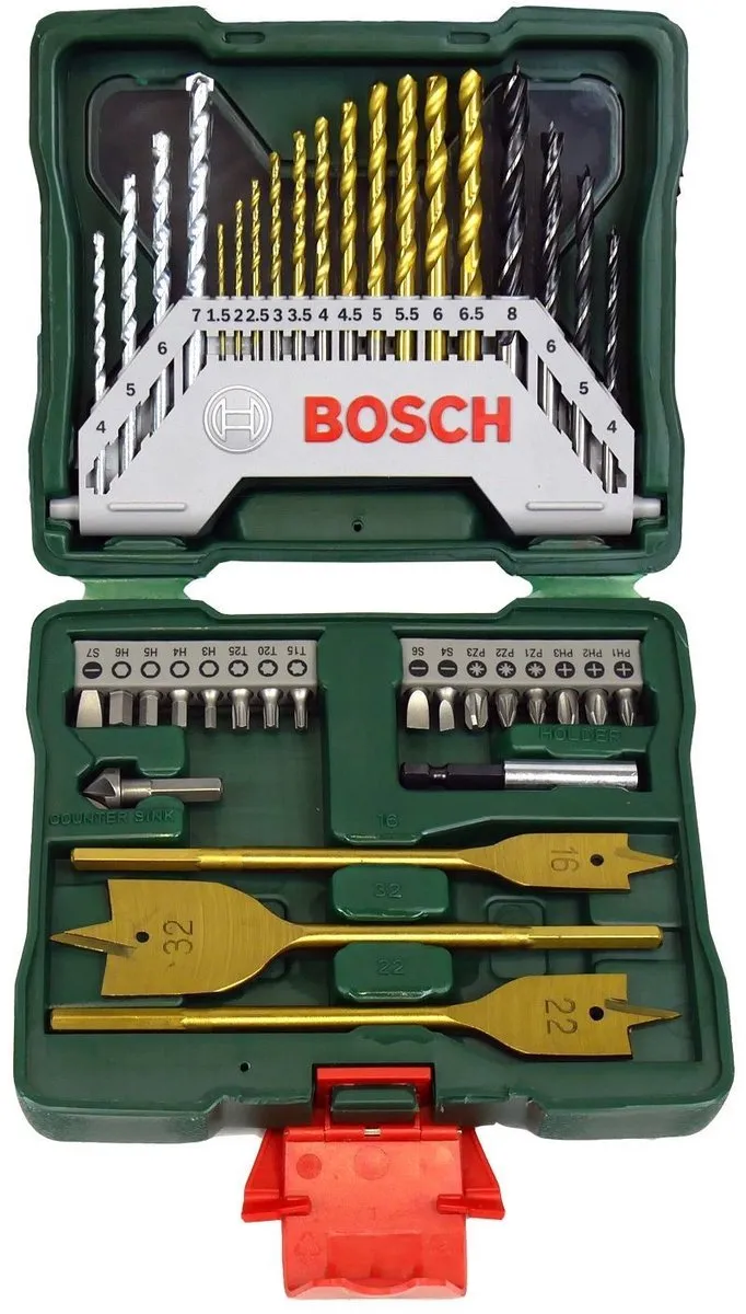 Bosch X-Line Borenset 40-delig - Hout/steen/metaal