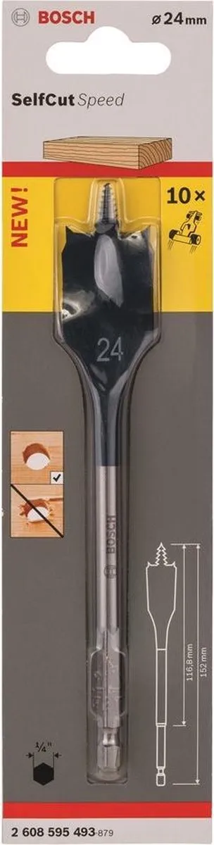 Bosch Speedborenset Self Cut Speed 24x152mm