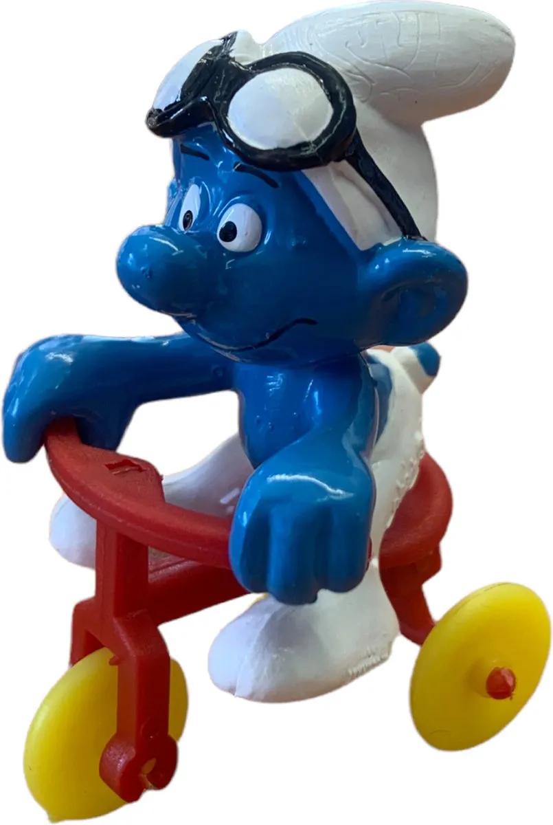 Schleich Smurfen Supersmurf 40203 Smurf op Driewieler