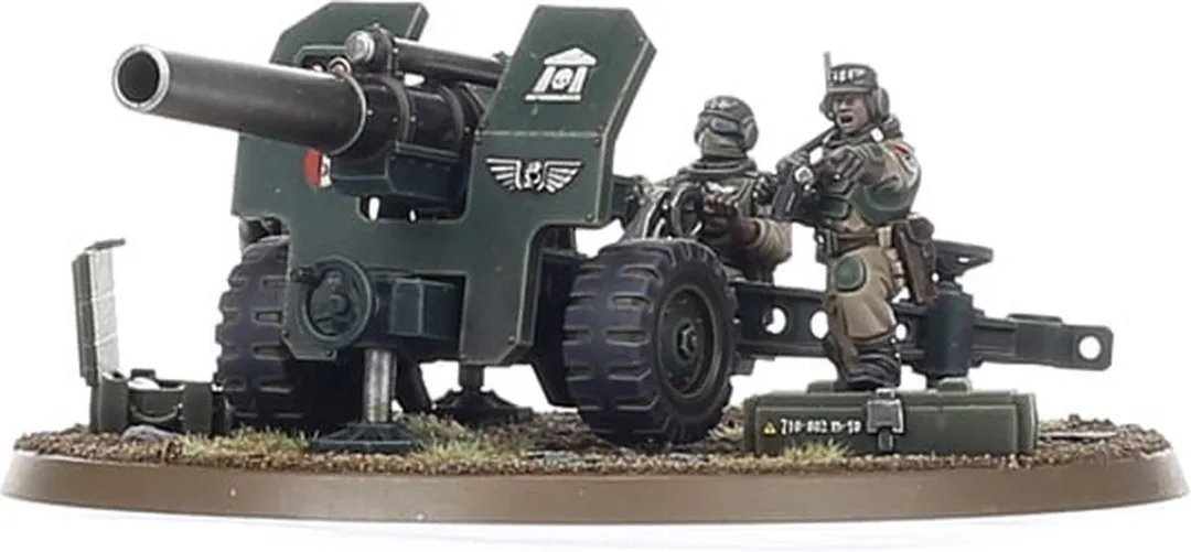 Games Workshop Warhammer 40K Astra Militarum Field Ordnance Battery 154 Onderdelen