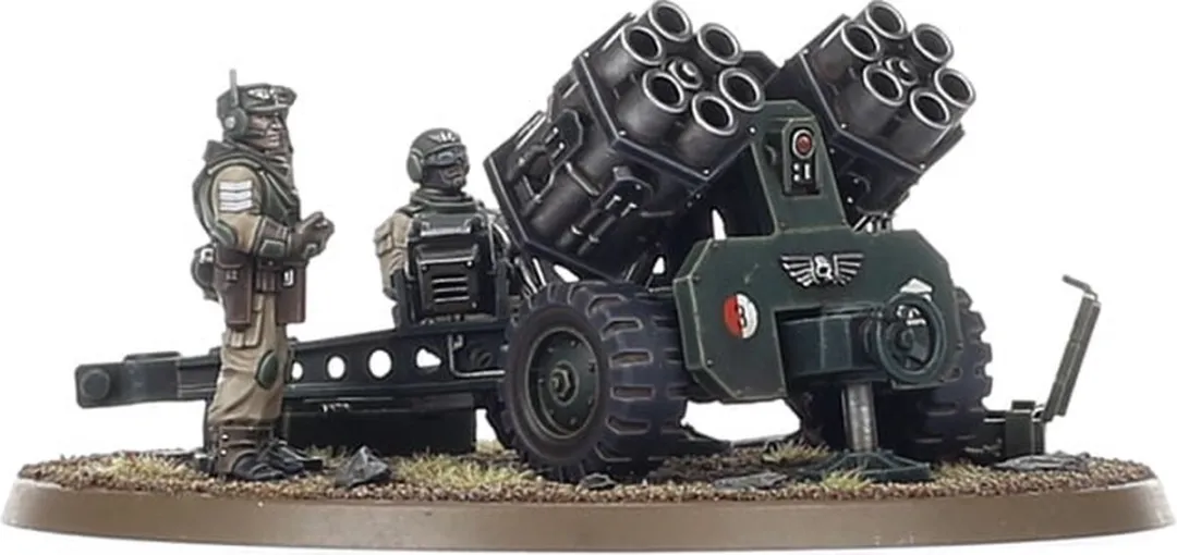 Games Workshop Warhammer 40K Astra Militarum Field Ordnance Battery 154 Onderdelen