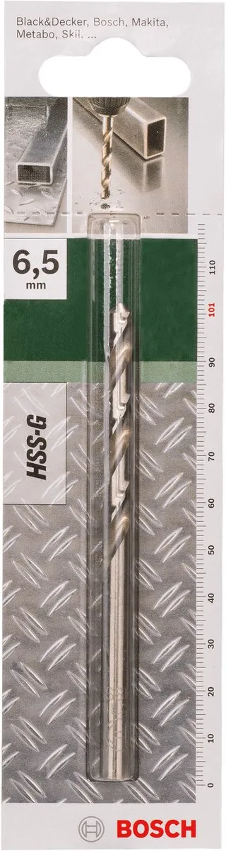 Bosch Metaalboren HSS-G 6,5mm DIN 338 - 1 Stuk