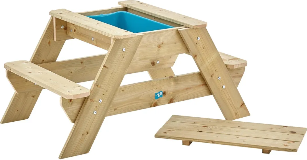 TP Toys Zand- en Picknicktafel 2 Joy Hout - Bruin