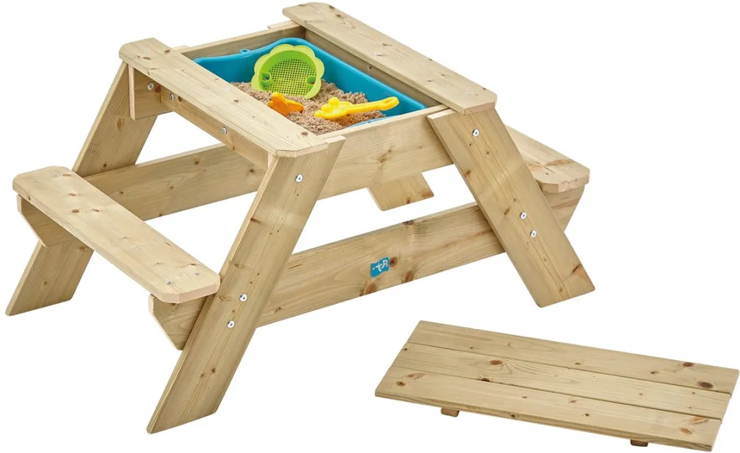 TP Toys Zand- en Picknicktafel 2 Joy Hout - Bruin - afbeelding 6 van 6
