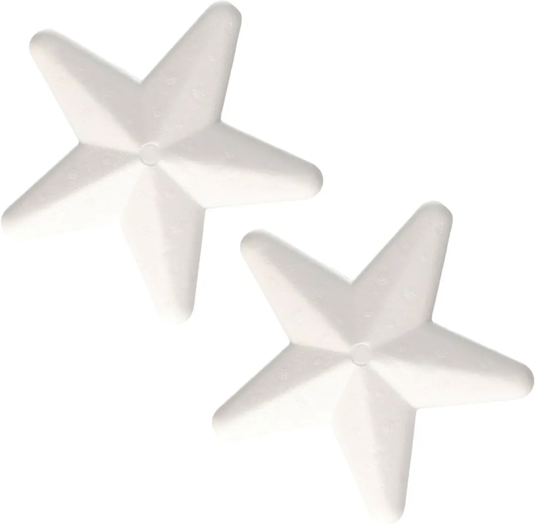 Glorex Piepschuim Kerstster 20cm