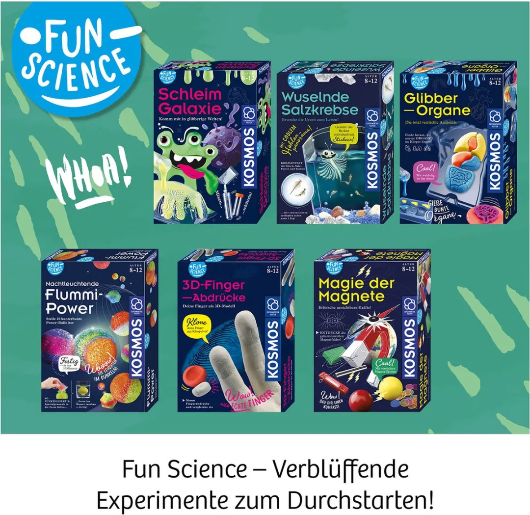 Kosmos 654221 Fun Science 3D-Vingerafdrukken Experimenteerset