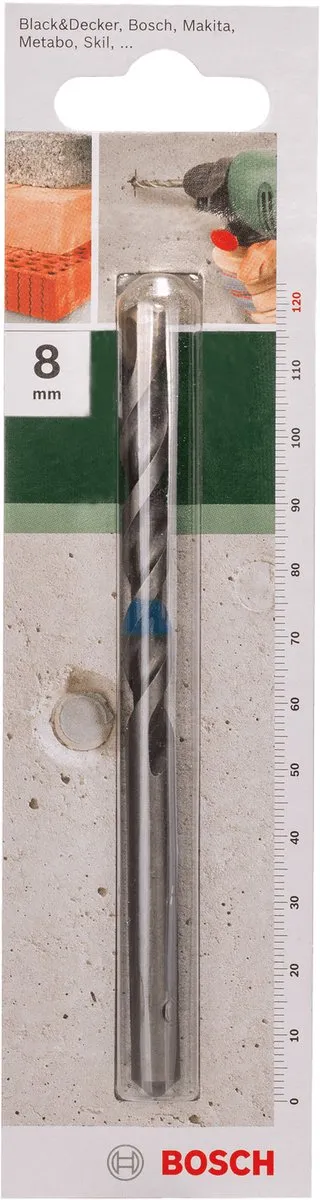 Bosch Betonboor ISO 5468 8mm x 80mm - 1 Stuk