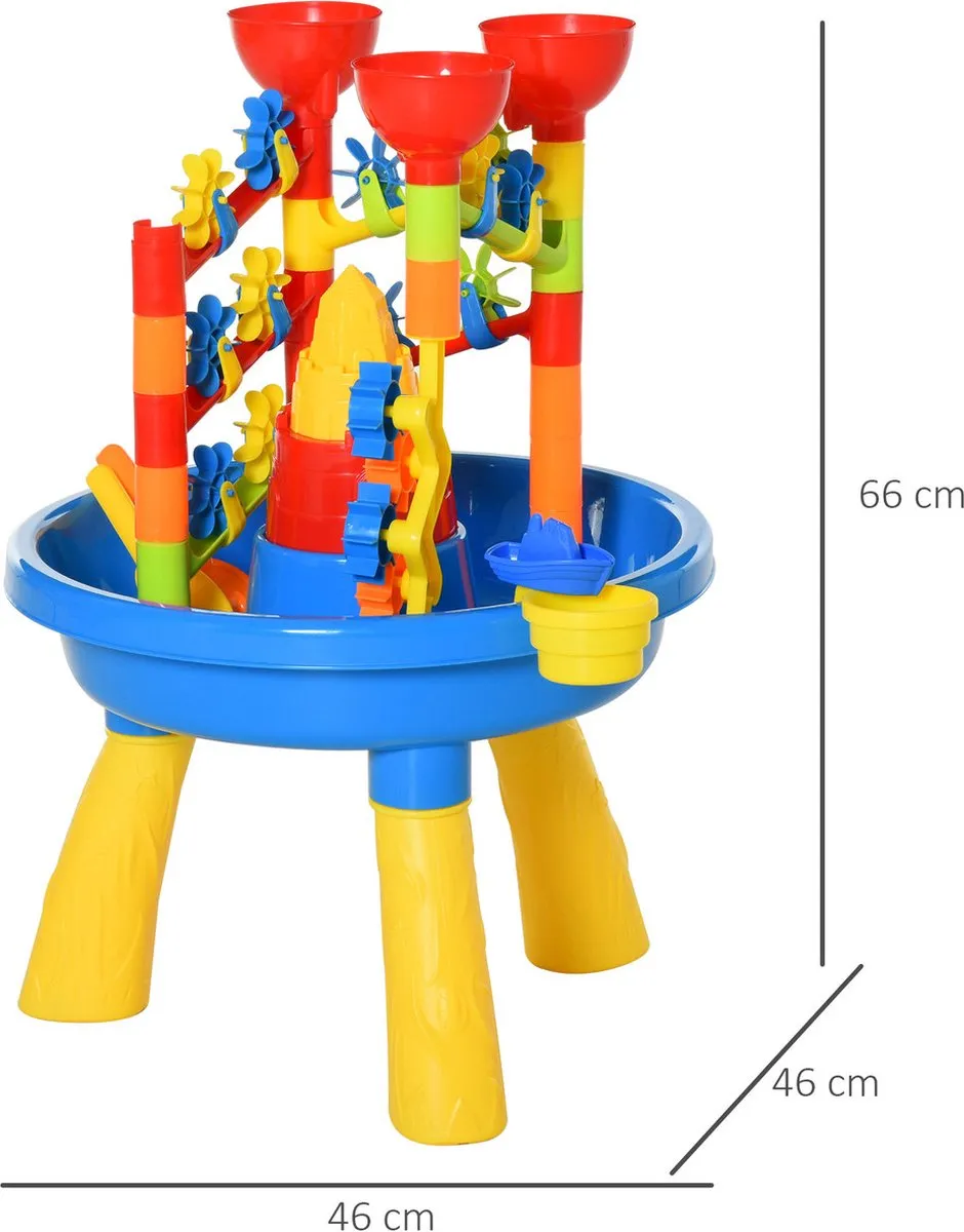 Sako Toys Zand- en Watertafel 30-delig - Verschillende kleuren
