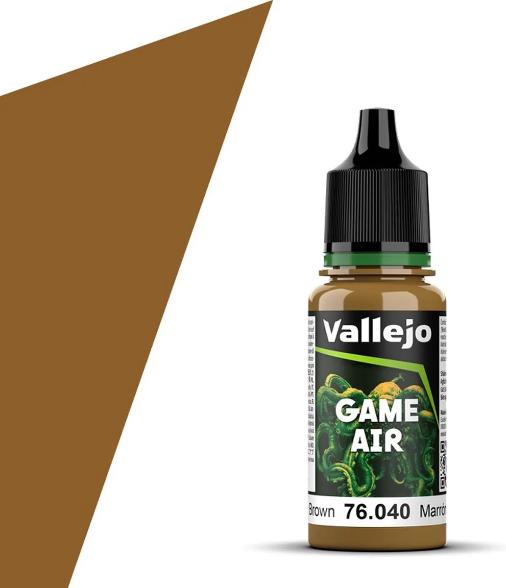 Vallejo Hobbyverf Acryl 76040 Game Air Leather Brown