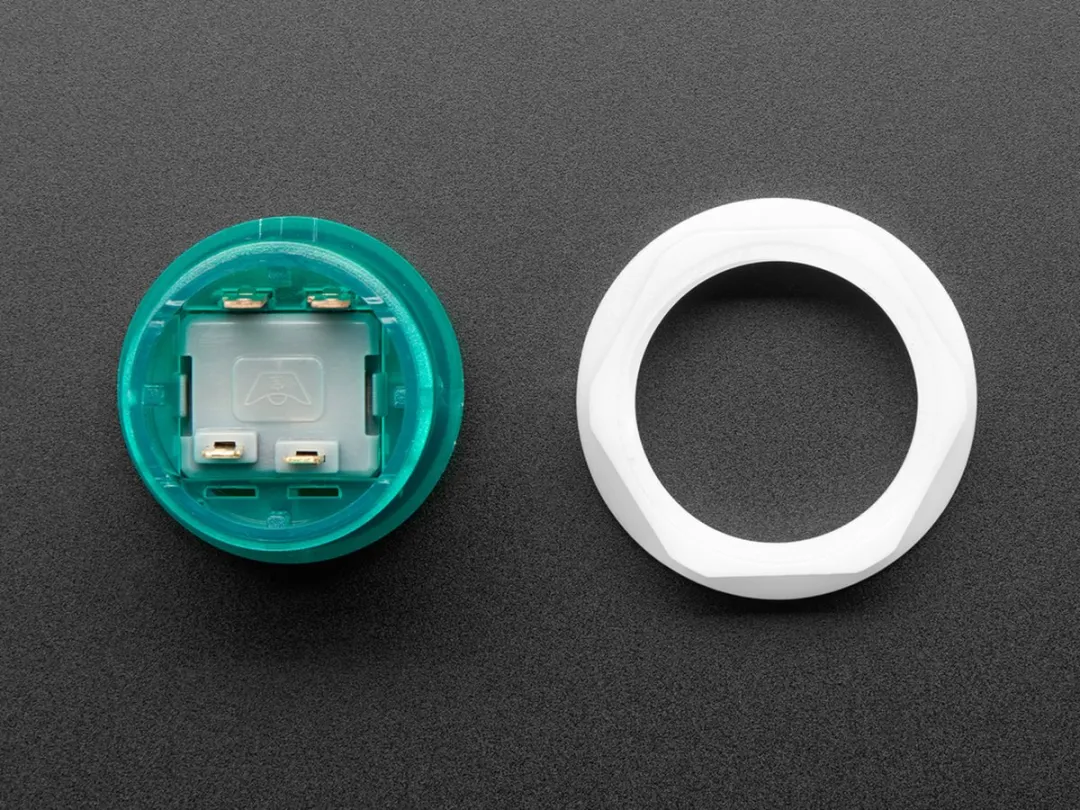 Adafruit Mini LED Arcade Button 24mm - Translucent groen