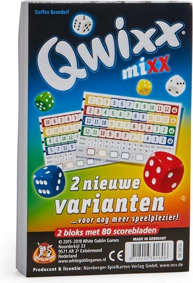 White Goblin Games Qwixx Bundel - 3 Spellen - Multi