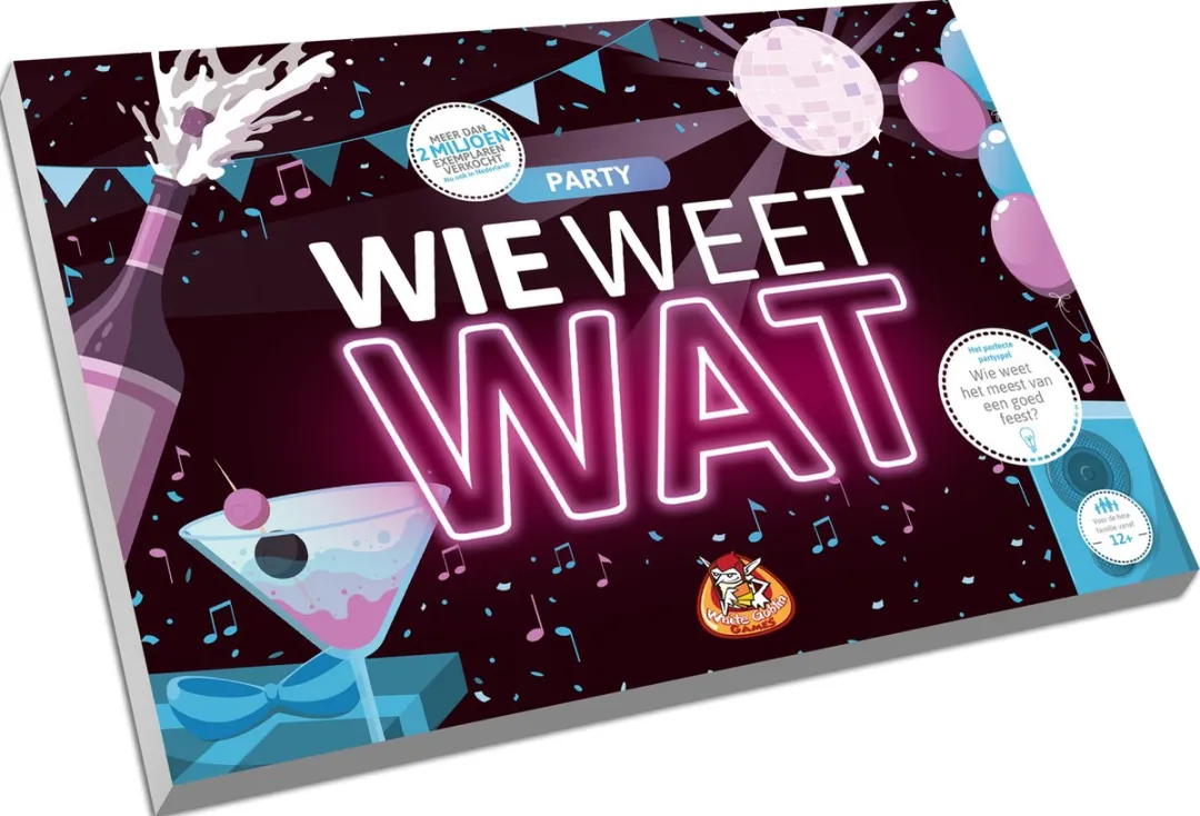 White Goblin Games Wie Weet Wat Party Partyspel - 2-10 Spelers