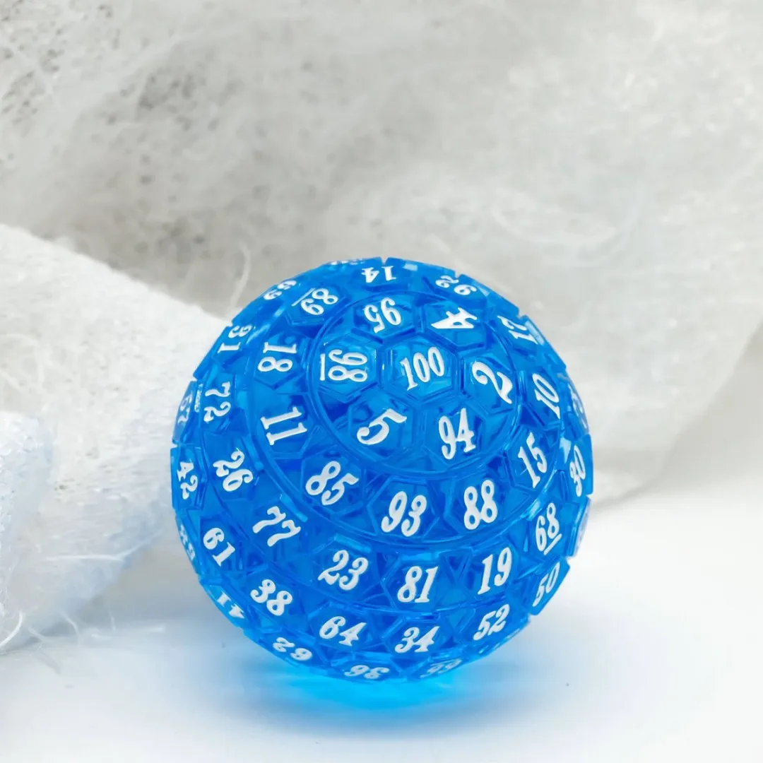 Lapi Toys D100 Blauwe Acryl Dobbelsteen