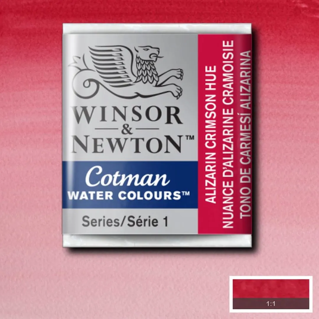 Winsor & Newton Cotman Aquarelverf Aliz Crimson Hue - 40 Kleuren