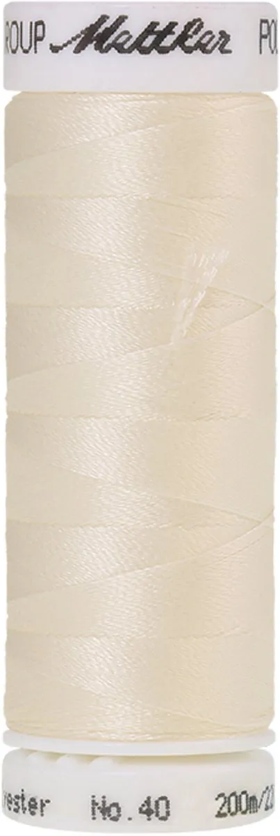 Amann Mettler Polysheen Borduurgaren Wit 200m