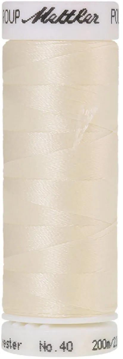 Amann Mettler Polysheen Borduurgaren Wit 200m
