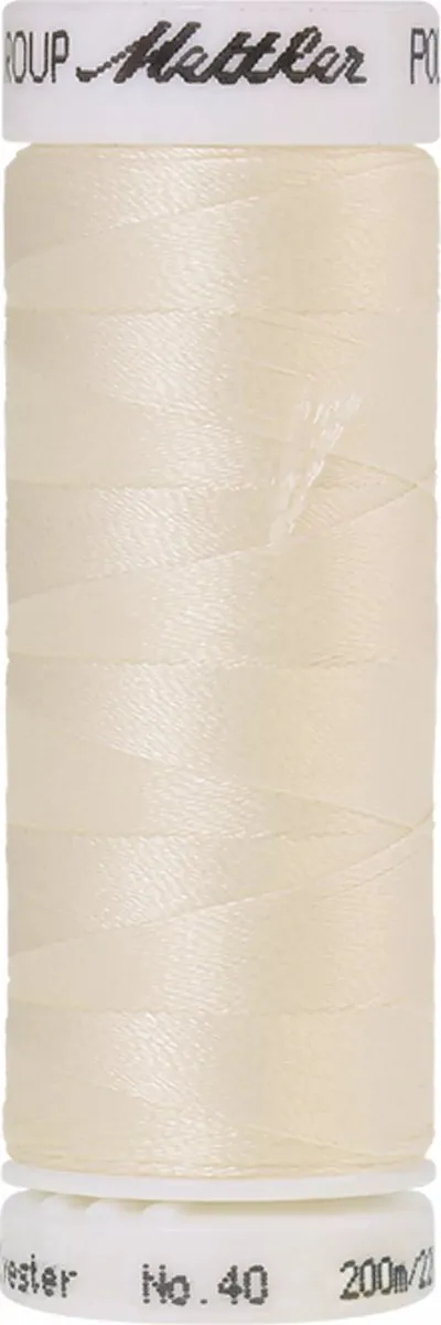 Amann Mettler Polysheen Borduurgaren Wit 200m