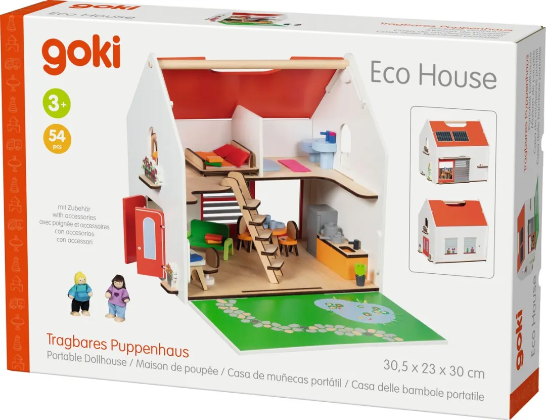 Goki City Life Poppenhuis - 2 Poppen - Multicolor
