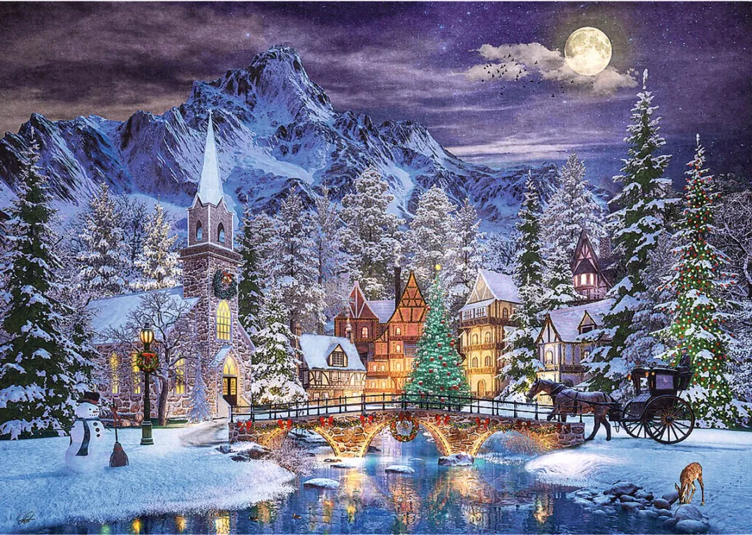 Trefl Legpuzzel 1000 Stuks Kerst Winter - Multicolor