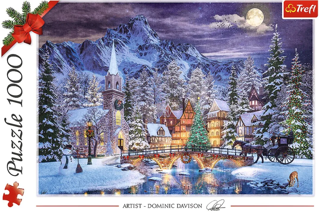 Trefl Legpuzzel 1000 Stuks Kerst Winter - Multicolor