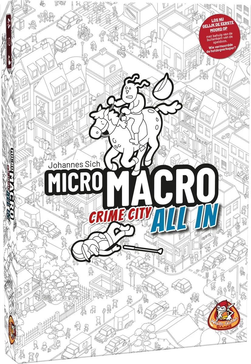 White Goblin Games MicroMacro Crime City WGG2239 Coöperatiefspel