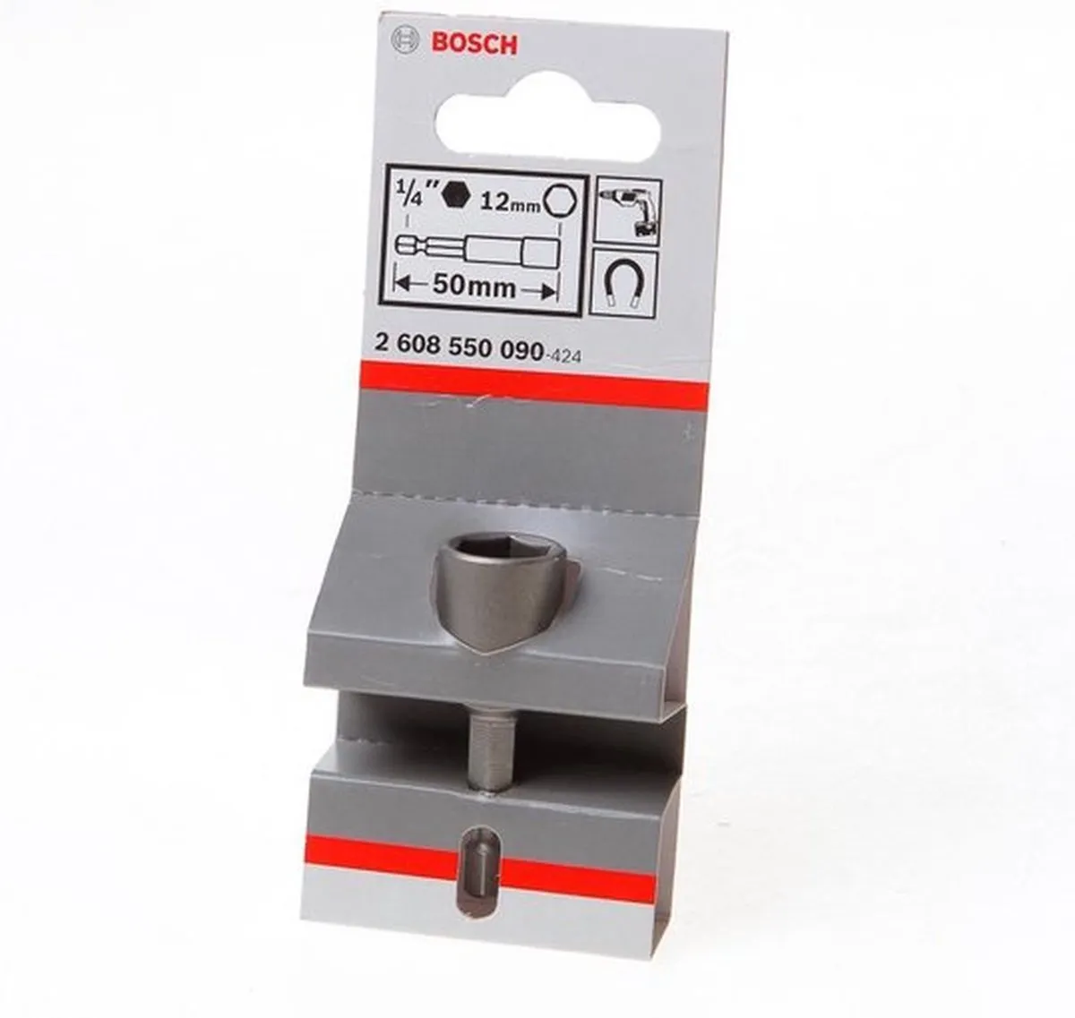 Bosch Dopsleutel met magneet - 50 x 12 mm