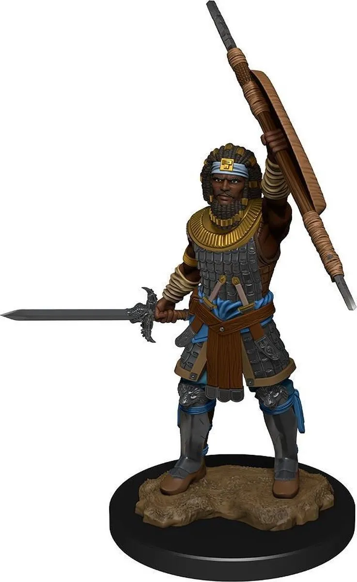 Wizkids Dungeons & Dragons Nolzur's Marvelous Miniatures Human Male Fighter 9014