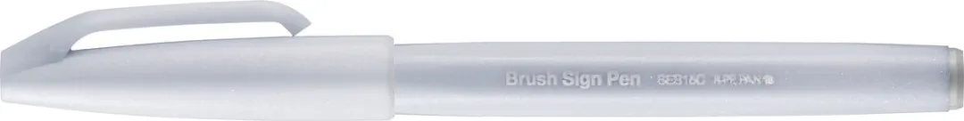 Pentel Brush Sign Pen Lichtgrijs