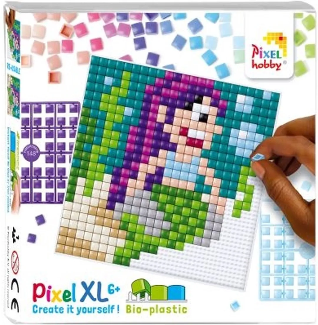 Pixelhobby XL Zeemeermin Multicolor