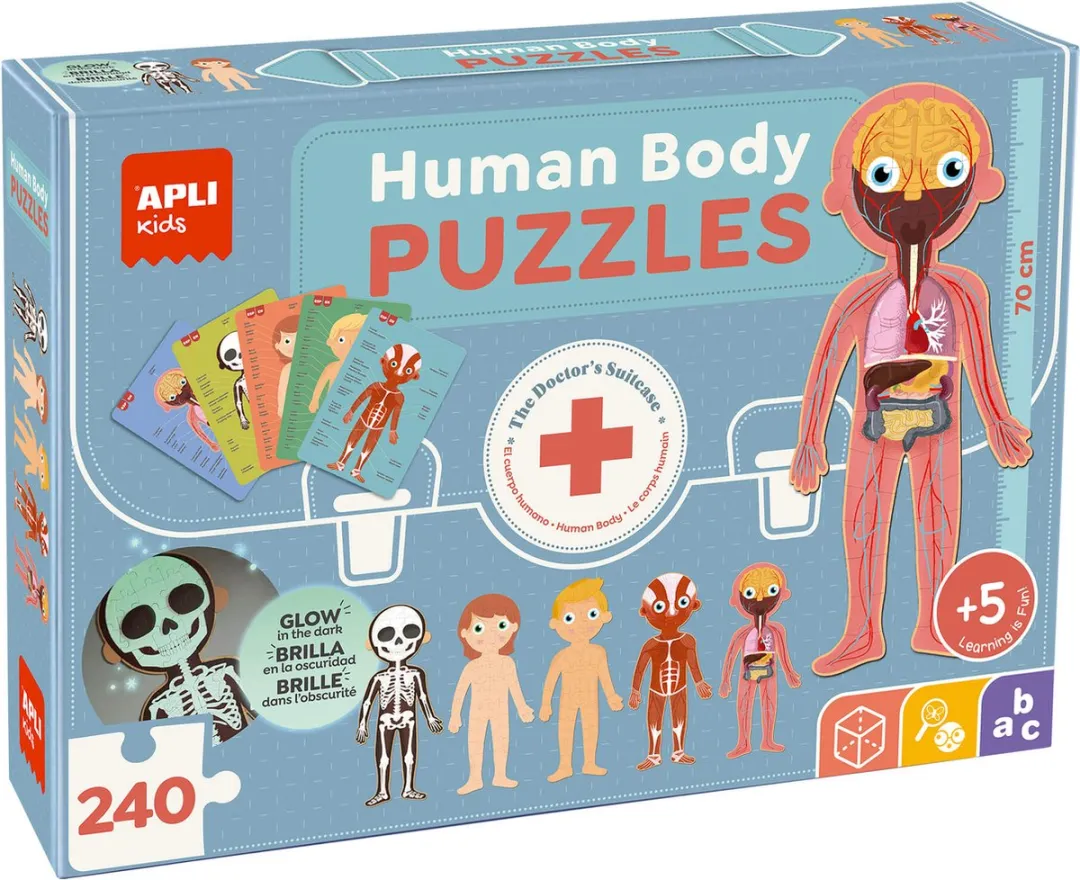 Apli Kids Menselijk Lichaam Puzzel 240 Stuks
