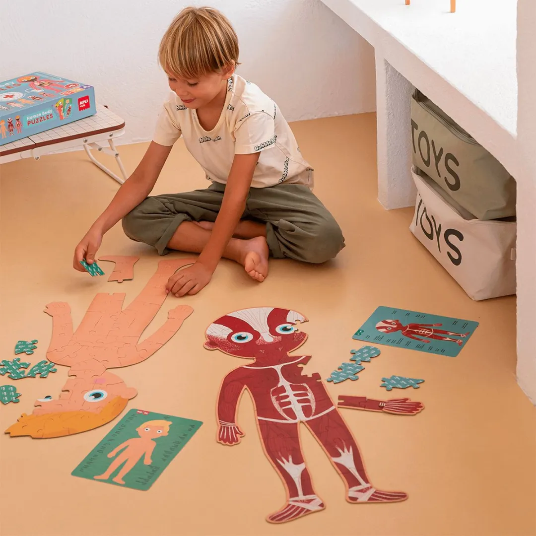 Apli Kids Menselijk Lichaam Puzzel 240 Stuks - Multicolor