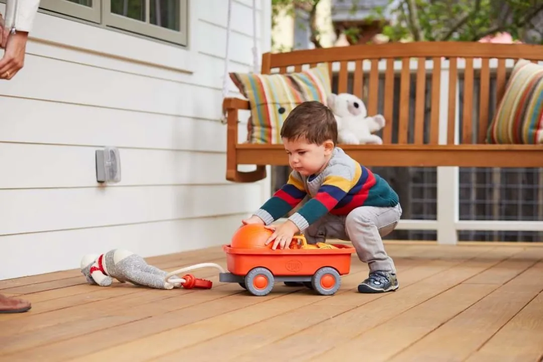 Green Toys Oranje Wagon