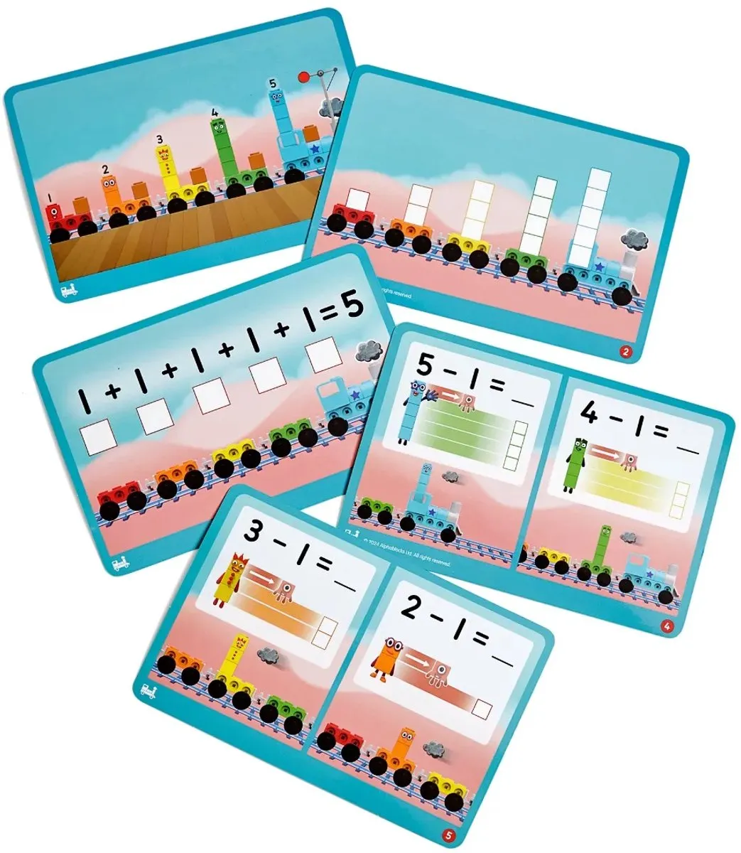Learning Resources MathLink Cubes Numberblocks Express Trein - Multicolor - afbeelding 6 van 6