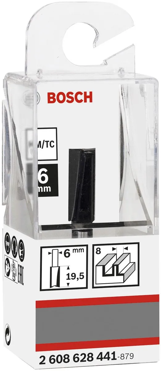 Bosch Vingerfrezen Dubbel SN HM 8x19.5mm - 6mm - Hout