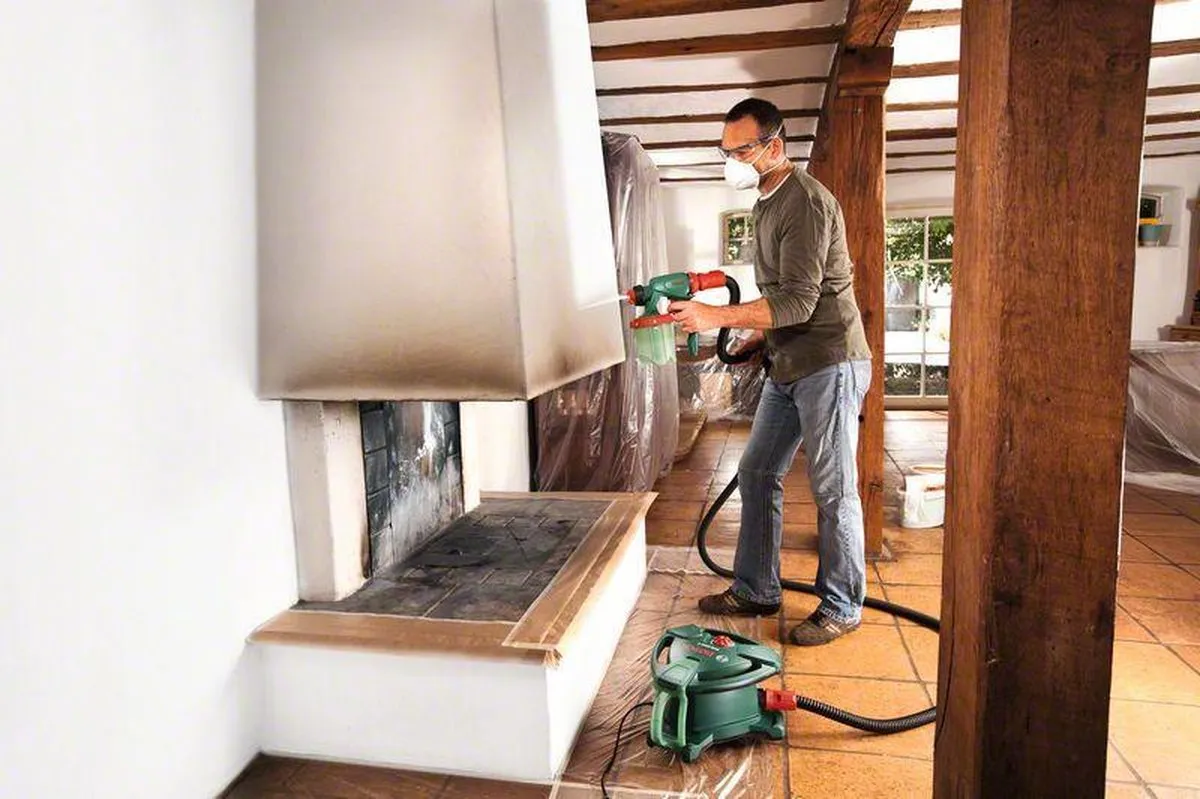 Bosch PFS 5000 E Verfspuit 1200W - Zwart