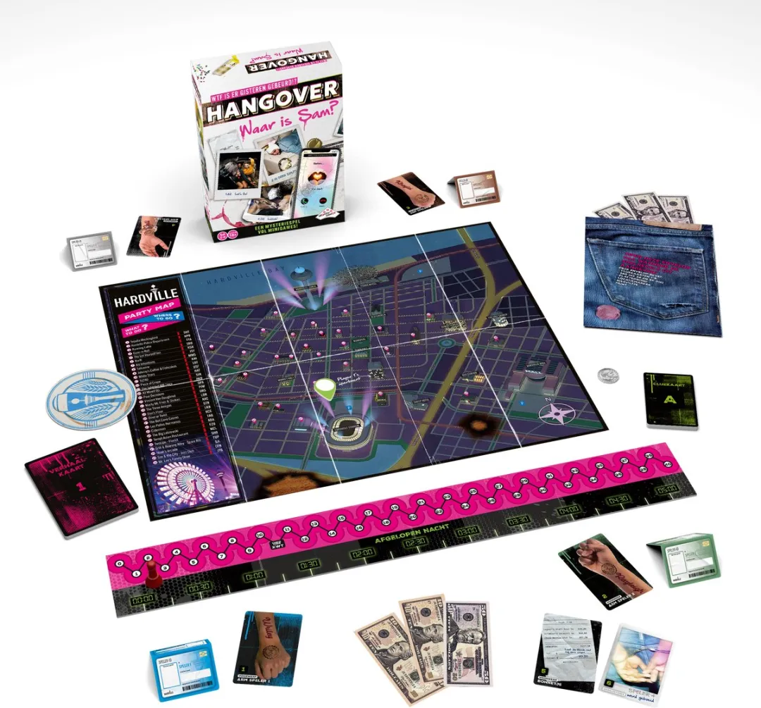 Hangover: Waar is Sam? - Coöperatief mysteriespel - Vind jullie vriend terug!